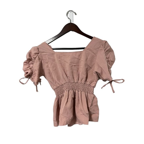Cute Pink Baby Doll Shirt - Size Small - Picture 2 of 2